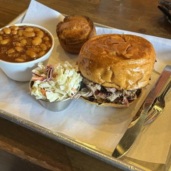 Max City BBQ - PULLED PORK SANDWICH BAKED BEANS CORNBREAD - Caterers Near Me - Los Angeles, California Max City BBQ - PULLED PORK SANDWICH BAKED BEANS CORNBREAD - Caterers Near Me - Los Angeles, California