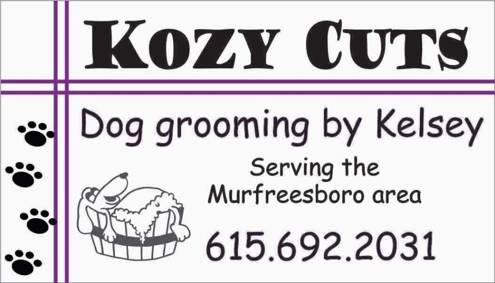 KOZY CUTS Updated September 2024 Murfreesboro, Tennessee Pet