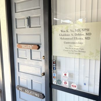 Won K Yu, MD - Entrance - Gastroenterologist Near Me - Tustin, California Won K Yu, MD - Entrance - Gastroenterologist Near Me - Tustin, California