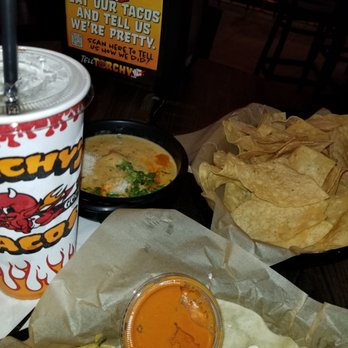 Torchy's Tacos - Soft drink, queso / chips - Tacos Near Me - Phoenix, Arizona Torchy's Tacos - Soft drink, queso / chips - Tacos Near Me - Phoenix, Arizona