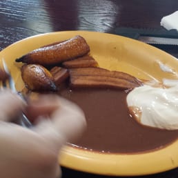 Platanos Con Crema