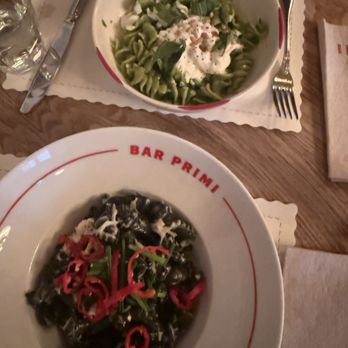 Bar Primi Bowery - Squid pasta and pesto pasta - Italian Near Me - New York, New York