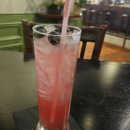 Homemade blueberry lemonade