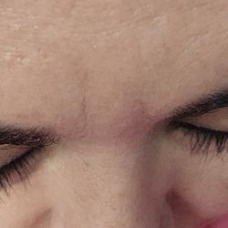 The Lash CEO - Before treatment. My eyelashes naturally angled straight down