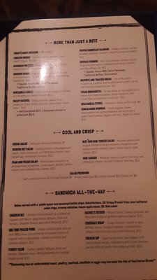 Menu photo 2 John Harvard's Brew House Ellicottville, NY Menu photo 2 John Harvard's Brew House Ellicottville, NY