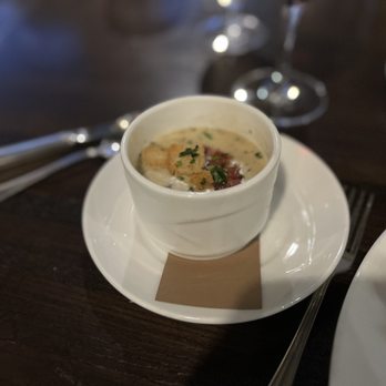 The Restaurant at Kellogg Ranch - a bowl of soup - New American Near Me - Pomona, California