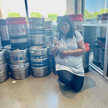 Flix Brewhouse Carmel - Posing by kegs - Cinema Near Me - Carmel, Indiana Flix Brewhouse Carmel - Posing by kegs - Cinema Near Me - Carmel, Indiana