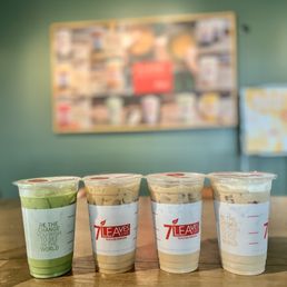 4 regular sized drinks for $15 (ends 9/26) - Matcha Latte Iced with oat milk, Vietnamese Coffee, Spanish Latte, and House Coffee