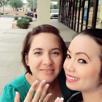 Le Nail Works - With my dear friend - Nail Salons Near Me - Surprise, Arizona