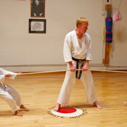 Shotokan Karate Institute - Children's classes usually end with a fun game of tug-o-war.  This teaches using a strong stance which is key to Karate.