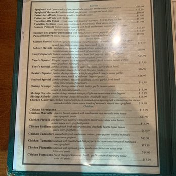 Luigis - Page 2 of menu - Italian Near Me - Woodway, Texas