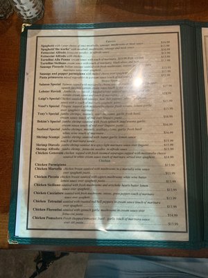 Menu photo 8 Luigis Woodway, TX