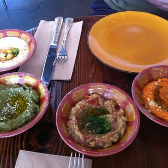 Jamjar Canteen - So many delicious dips to choose from. - Lebanese Near Me - Vancouver, British Columbia