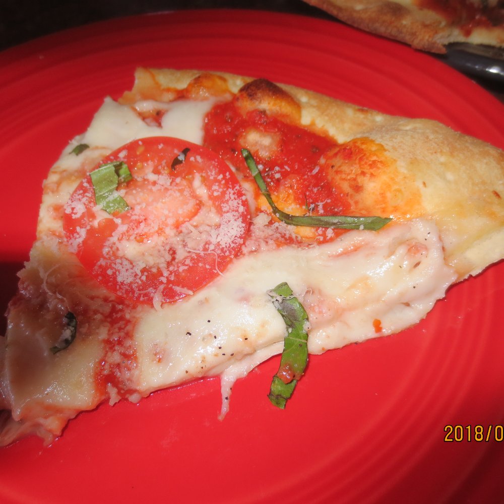 Amicas Pizza & Microbrewery - slice of Margherita pizza - Pizza Near Me - Salida, Colorado