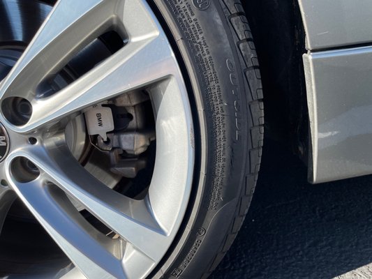 Photo of Curbside Wheel Repair - San Jose, CA, US. Before