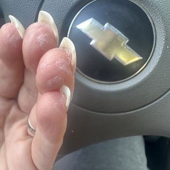 Cosmo Nails Spa - Crusty unclean nails from unsatisfied service - Nail Salons Near Me - Glendale, California Cosmo Nails Spa - Crusty unclean nails from unsatisfied service - Nail Salons Near Me - Glendale, California