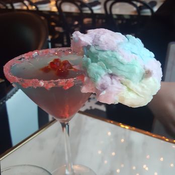 Sugar Factory Foxwoods - Cotton Candy martini (not actual name) - American Near Me - Mashantucket, Connecticut