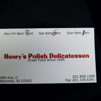 Henry's Deli - the name of the restaurant - Delis Near Me - Bayonne, New Jersey Henry's Deli - the name of the restaurant - Delis Near Me - Bayonne, New Jersey
