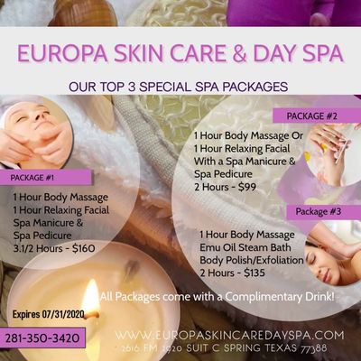 EUROPA SKIN CARE & DAY SPA - 34 Photos - Massage - 2616 Fm 2920 C