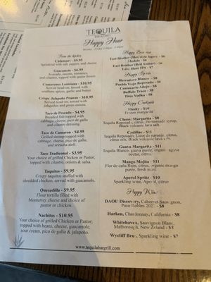 Menu photo 5 Tequila Bar & Grill Dublin, CA
