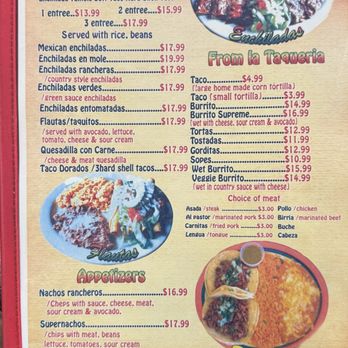 Don Zarape - Menu - Mexican Near Me - Valley Village, California Don Zarape - Menu - Mexican Near Me - Valley Village, California
