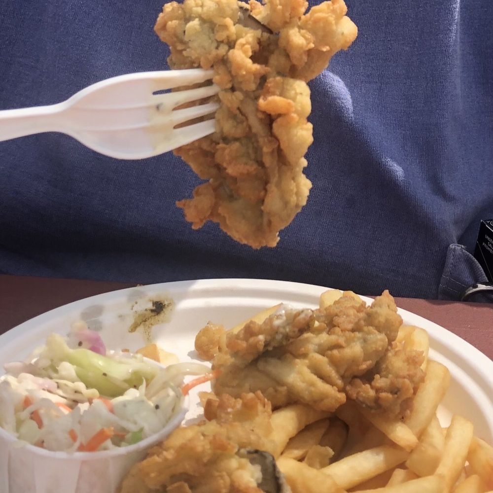 Jim's Clam Shack - Biggest Oyster Eva ! - Seafood Near Me - Falmouth, Massachusetts Jim's Clam Shack - Biggest Oyster Eva ! - Seafood Near Me - Falmouth, Massachusetts