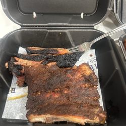 Blue Ember Smokehouse - Ribs and brisket