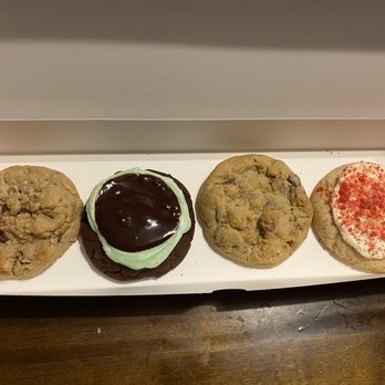 Crumbl - Yale - Monster, mint chocolate chip, chocolate chip, strawberry ice cream bar - Bakeries Near Me - Houston, Texas
