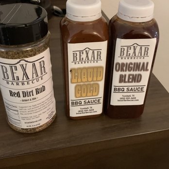 Bexar Barbecue - RE Ar own BBQ sauces - Barbeque Near Me - Tomball, Texas