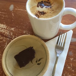 Joocy Loocy - I'm just here for coffee and a dairy free, sugar free brownie bite.