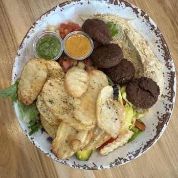 The Grove Market Hall - Shimshon falafel bowl - Food Court Near Me - Bend, Oregon