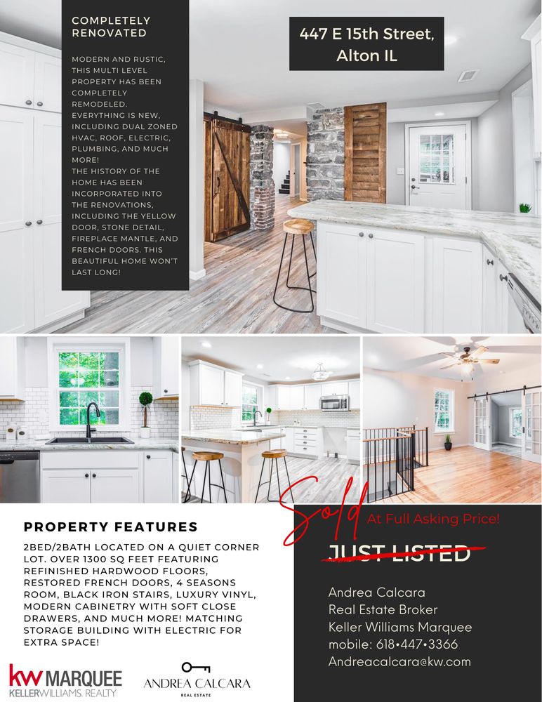 ANDREA CALCARA KELLER WILLIAMS MARQUEE Contact Agent 1254