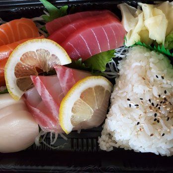 Fin's Sushi and Grill - Sashimi Plate - Sushi Bars Near Me - Brighton, Massachusetts Fin's Sushi and Grill - Sashimi Plate - Sushi Bars Near Me - Brighton, Massachusetts