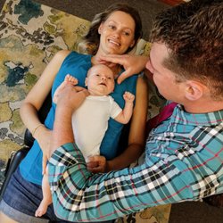 Feeling Divine Chiropractic - Baby's first adjustment!