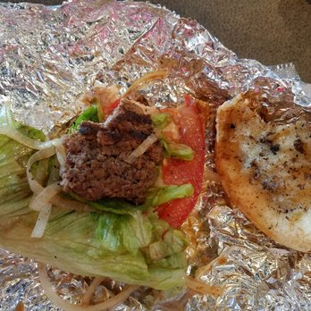 Cook Out - This was the meat on my burger. Literally had to keep eating halfway through before meat appeared. I opened it up to find this. - Burgers Near Me - Auburn, Alabama