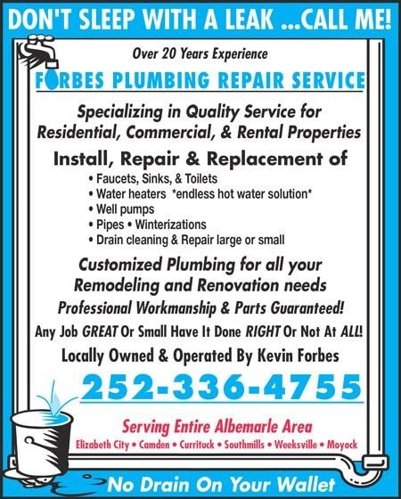 Slide of Forbes Plumbing