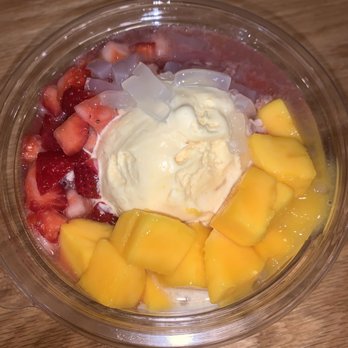 Mango Mango Desserts - A1. Special Mango Juice Sago and Pomelo with Mango Ice Cream - Desserts Near Me - Cherry Hill, New Jersey