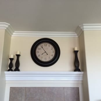 Vrieling Woodworks - Crown moulding above fireplace. - General Contractors Near Me - Temecula, California Vrieling Woodworks - Crown moulding above fireplace. - General Contractors Near Me - Temecula, California