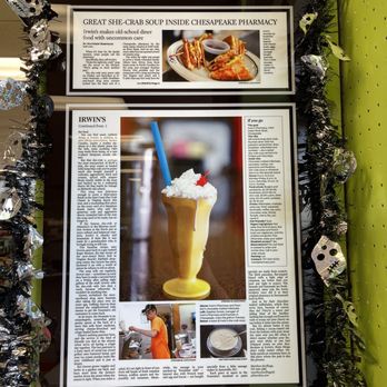 Irwin's Fountain - Article from The Virginian Pilot - Breakfast & Brunch Near Me - Chesapeake, Virginia Irwin's Fountain - Article from The Virginian Pilot - Breakfast & Brunch Near Me - Chesapeake, Virginia