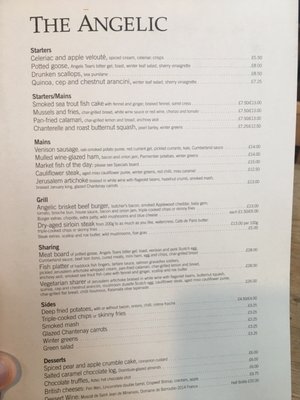 Menu photo 2 The Angelic London, XGL Menu photo 2 The Angelic London, XGL