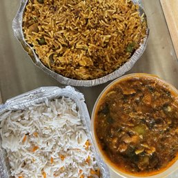 a variety of food items
