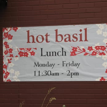 Hot Basil Thai Cafe - Signage - Thai Near Me - West Hartford, Connecticut