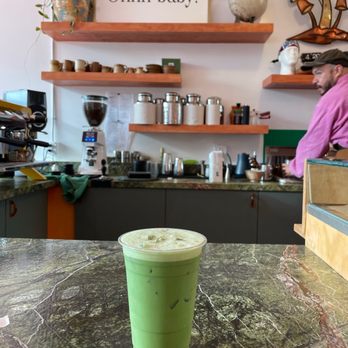Jurassic Magic - Matcha latte - Coffee & Tea Near Me - Los Angeles, California Jurassic Magic - Matcha latte - Coffee & Tea Near Me - Los Angeles, California