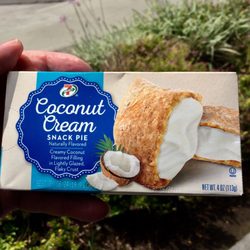 7-Eleven - Coconut cream snack pie. Pretty great with a black coffee!