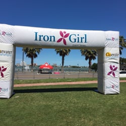 Iron Girl Clearwater - The iron girl finish line.