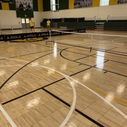 Douglass Community Center - 1 of 2 pickleball courts in the recently redone center.
