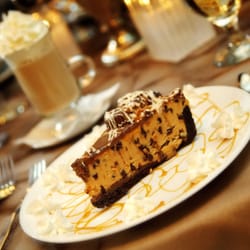 The Villa Rose - Peanut Butter Pie with a Cappucino