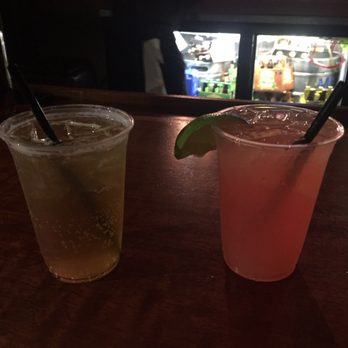 The New Parish - Drinks made by Patrick! (Left: whiskey concoction, right: Peach reverse sunrise?) definitely worth it - Music Venues Near Me - Oakland, California The New Parish - Drinks made by Patrick! (Left: whiskey concoction, right: Peach reverse sunrise?) definitely worth it - Music Venues Near Me - Oakland, California