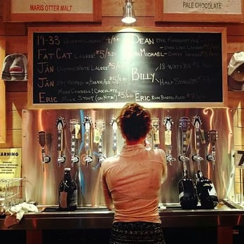 SingleCut Beersmiths - This lovely lady refilling my growlers! ;) - Breweries Near Me - Astoria, New York