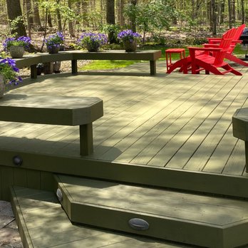 New Look Solutions - Initial coat of stain for this deck to bring it to life - Painters Near Me New Look Solutions - Initial coat of stain for this deck to bring it to life - Painters Near Me
